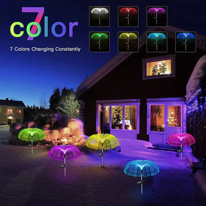 7-Color Changing Waterproof LED Outdoor Flower Lights