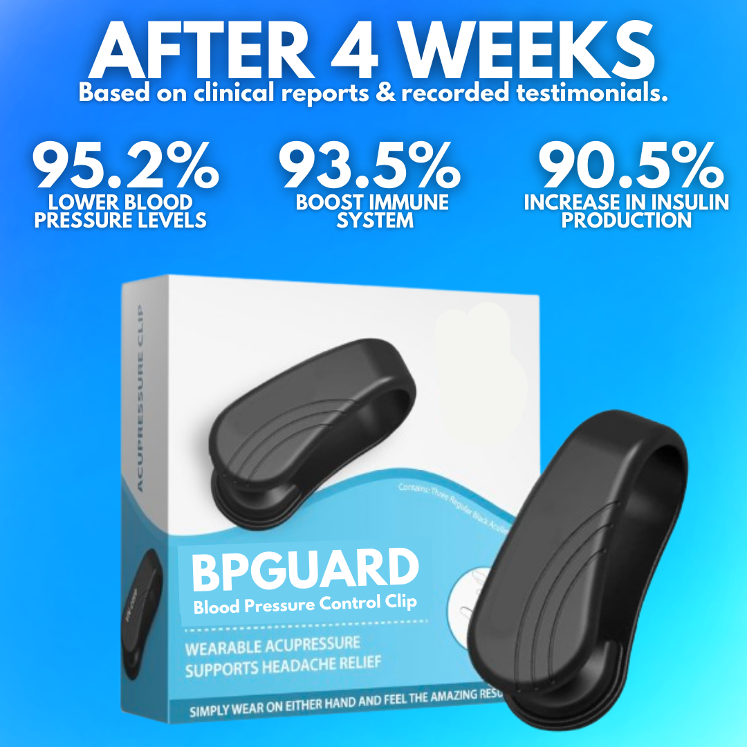 BpGuard™ Blood Pressure Control Clip (Buy 1 Get 1 Free)