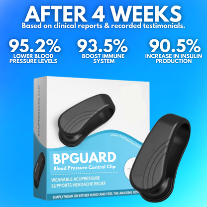 BpGuard™ Blood Pressure Control Clip (Buy 1 Get 1 Free)