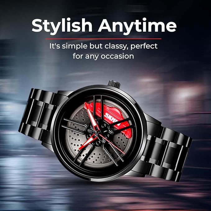 Stereoscopic Car Wheel Watch – Vibrex