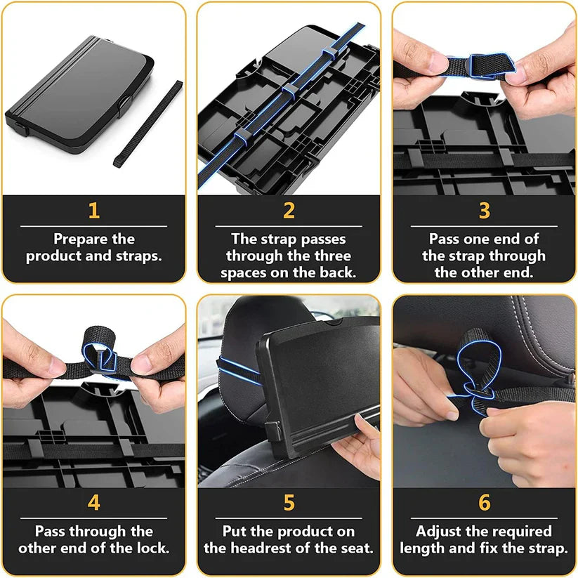 Multifunctional Car Back Seat Tray