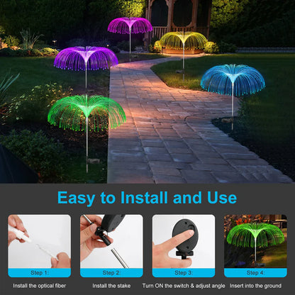 7-Color Changing Waterproof LED Outdoor Flower Lights