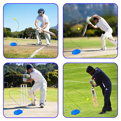 🏏Cricket Trainer Rebound Ball || Self Cricket Practice Training Tool for Adults & Kids