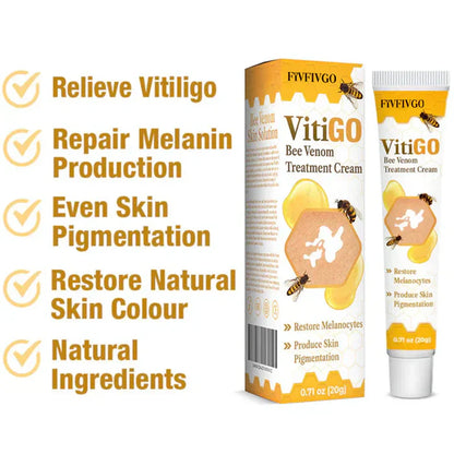 VitiGO™ Revitalizing Bee Venom Cream – Natural Skin Restoration & Vitality 🐝✨ (Buy 1 Get 1 Free🔥)